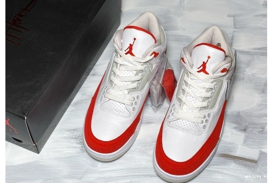 Cheap EP JORDAN 3 CJ0939-100 UNIVERSITY RETRO CJ0939-100 WHITE AIR TINKER RED 1223